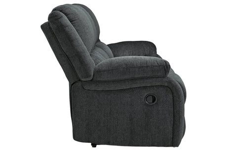 Draycoll Slate Reclining Sofa from Ashley - Luna Furniture