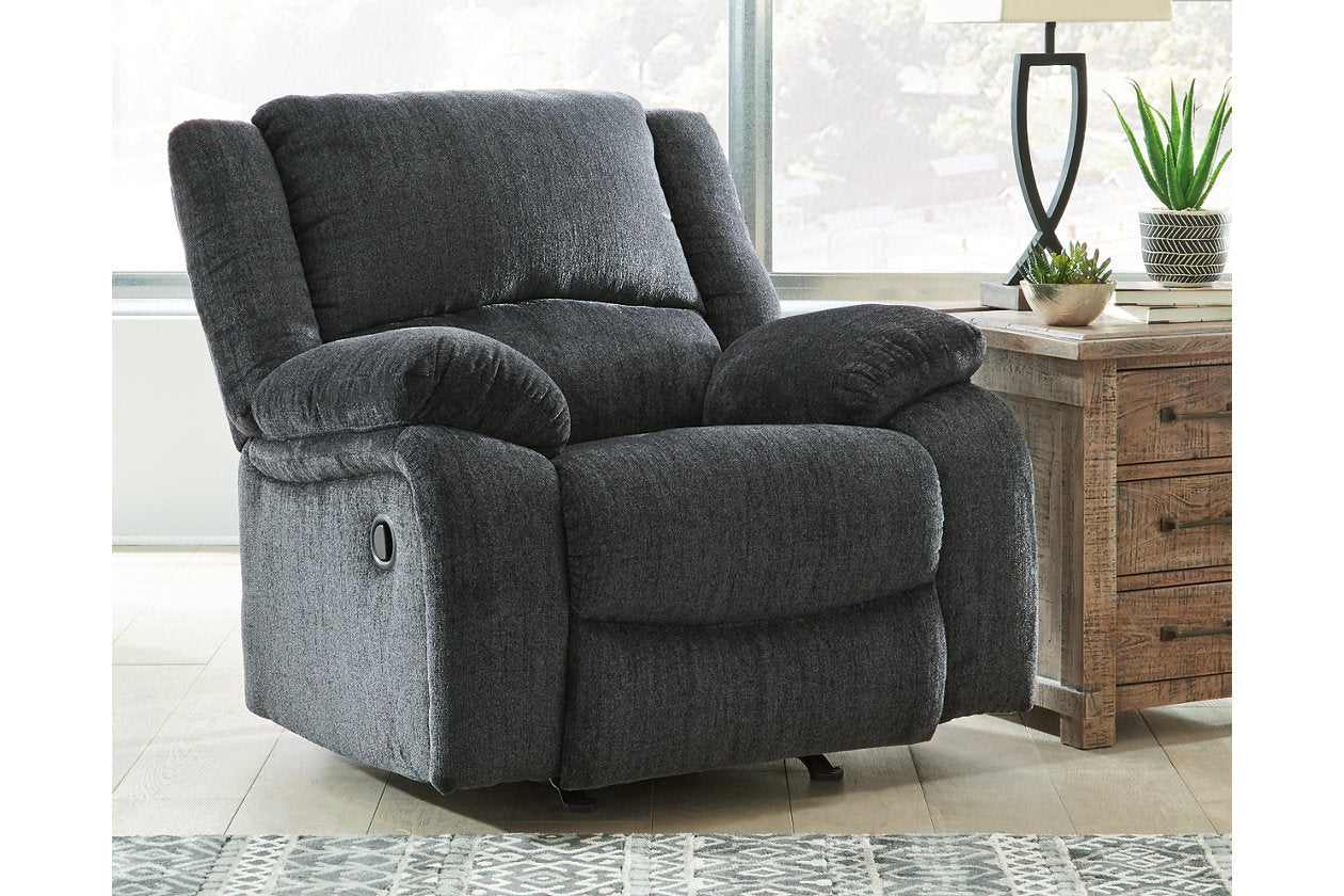 Draycoll Slate Recliner from Ashley - Luna Furniture