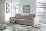 Mabton Black/Gray 3-Piece Power Reclining Sofa