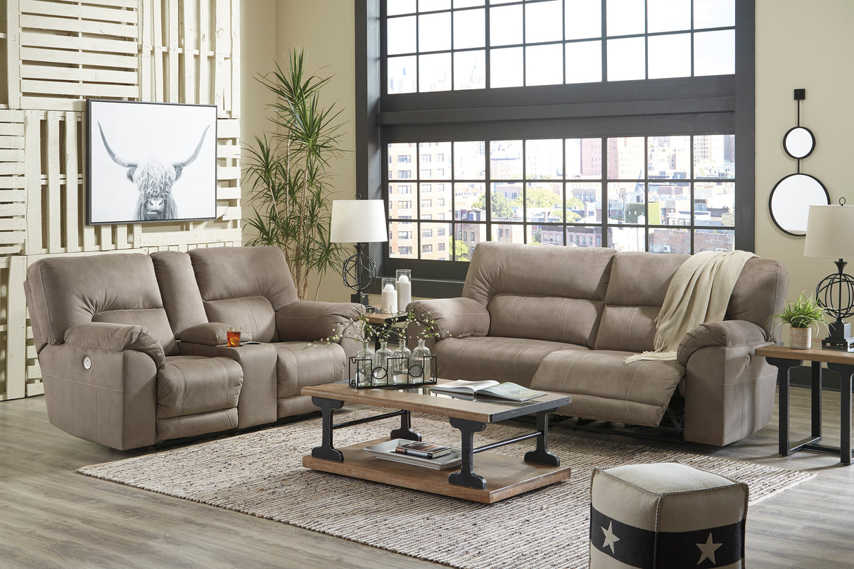 Cavalcade Slate Power Reclining Living Room Set from Ashley - Luna Furniture