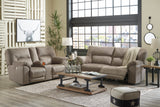 Cavalcade Slate Power Reclining Living Room Set from Ashley - Luna Furniture