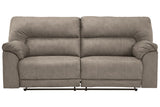 Cavalcade Slate Power Reclining Sofa from Ashley - Luna Furniture