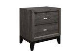Davi Gray Nightstand from Homelegance - Luna Furniture