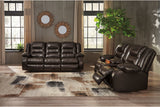 Vacherie Chocolate Reclining Sofa -  - Luna Furniture