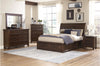 Logandale Brown Storage Platform Sleigh Bedroom Set - Luna Furniture
