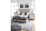 8 Inch Chime Innerspring White Queen Mattress in a Box from Ashley - Luna Furniture