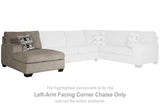 Ballinasloe Platinum Left-Arm Facing Corner Chaise from Ashley - Luna Furniture