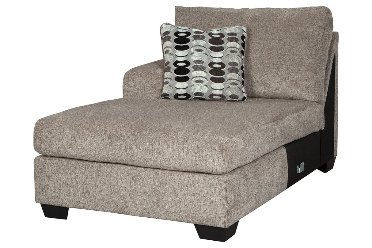 Ballinasloe Platinum Left-Arm Facing Corner Chaise from Ashley - Luna Furniture