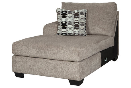 Ballinasloe Platinum Left-Arm Facing Corner Chaise from Ashley - Luna Furniture