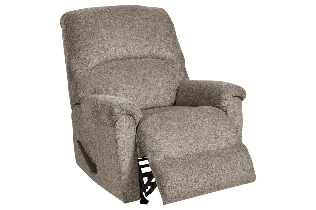 Ballinasloe Platinum Recliner from Ashley - Luna Furniture