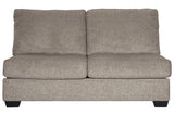 Ballinasloe Platinum Armless Loveseat from Ashley - Luna Furniture