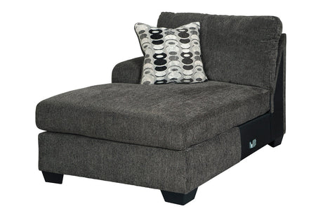 Ballinasloe Smoke Left-Arm Facing Corner Chaise from Ashley - Luna Furniture
