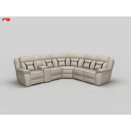 Amite Beige Power Reclining Sectional from Homelegance - Luna Furniture