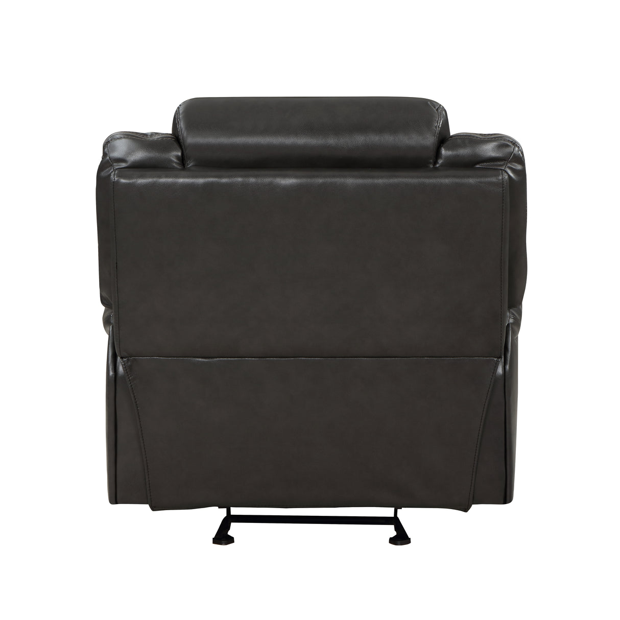 Amite Dark Gray Glider Reclining Chair from Homelegance - Luna Furniture