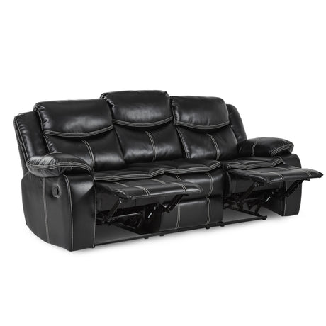Bastrop Black Sofa and Loveseat from Homelegance - Luna Furniture