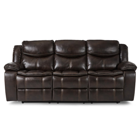 Bastrop Brown Reclining Sofa and Loveseat from Homelegance - Luna Furniture