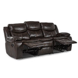 Bastrop Brown Reclining Sofa and Loveseat from Homelegance - Luna Furniture
