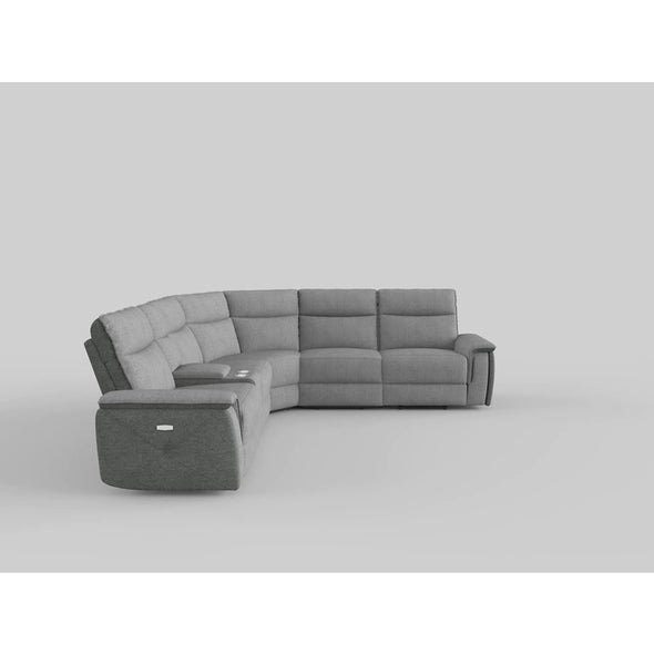 8259*6SCPWH (6)6-Piece Modular Power Reclining Sectional with Power Headrests - Luna Furniture