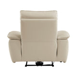 Maroni Taupe Leather Power Reclining Chair from Homelegance - Luna Furniture
