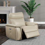 Maroni Taupe Leather Power Reclining Chair from Homelegance - Luna Furniture