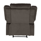 Jarita Chocolate Reclining Chair from Homelegance - Luna Furniture