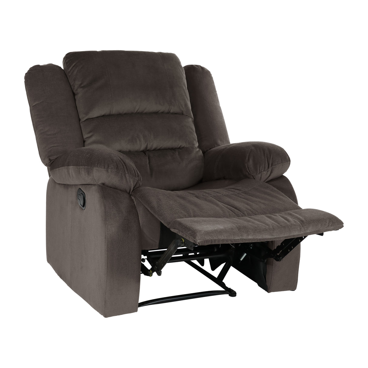 Jarita Chocolate Reclining Chair from Homelegance - Luna Furniture
