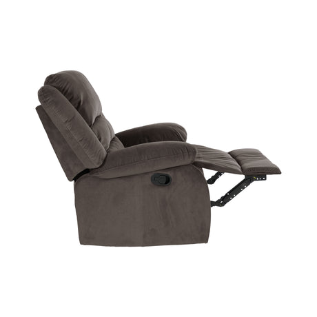Jarita Chocolate Reclining Chair from Homelegance - Luna Furniture