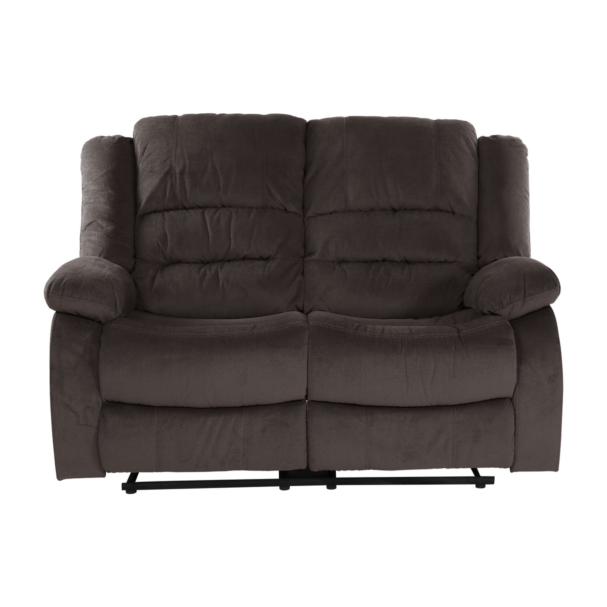 Jarita Chocolate 2-Piece Double Reclining Set from Homelegance - Luna Furniture