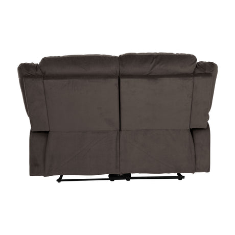 Jarita Chocolate 2-Piece Double Reclining Set from Homelegance - Luna Furniture