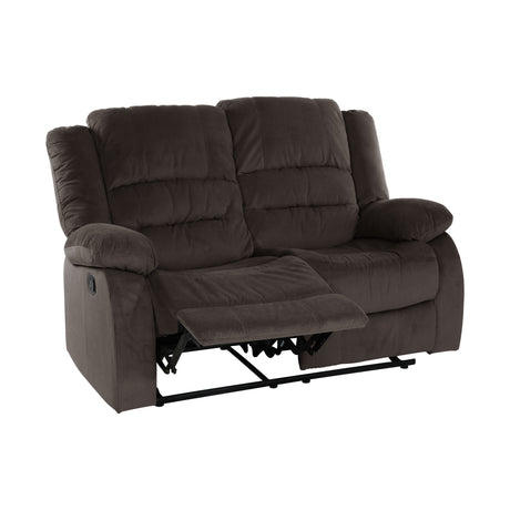Jarita Chocolate 2-Piece Double Reclining Set from Homelegance - Luna Furniture