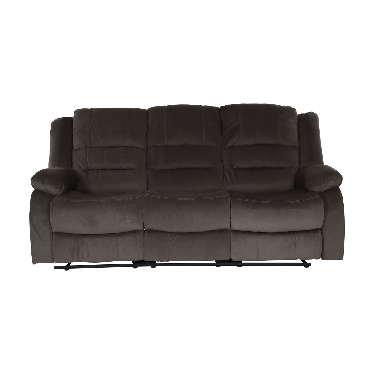 Jarita Chocolate 2-Piece Double Reclining Set from Homelegance - Luna Furniture