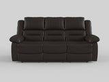Jarita Chocolate 2-Piece Double Reclining Set from Homelegance - Luna Furniture
