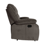 Jarita Chocolate 2-Piece Double Reclining Set from Homelegance - Luna Furniture