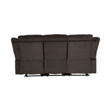 Jarita Chocolate 2-Piece Double Reclining Set from Homelegance - Luna Furniture