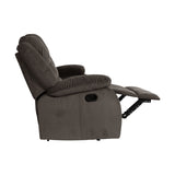 Jarita Chocolate 2-Piece Double Reclining Set from Homelegance - Luna Furniture