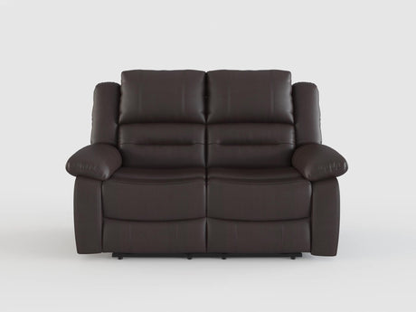 Jarita Chocolate Double Reclining Loveseat from Homelegance - Luna Furniture