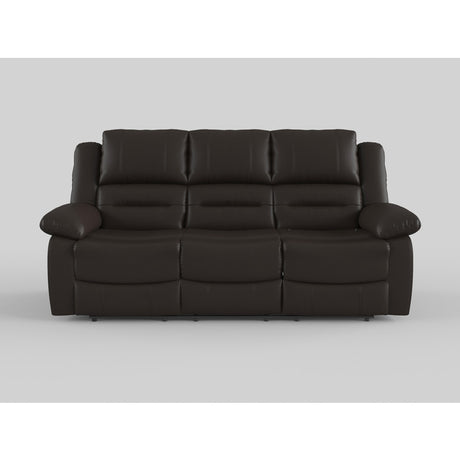 Jarita Chocolate Double Reclining Sofa from Homelegance - Luna Furniture