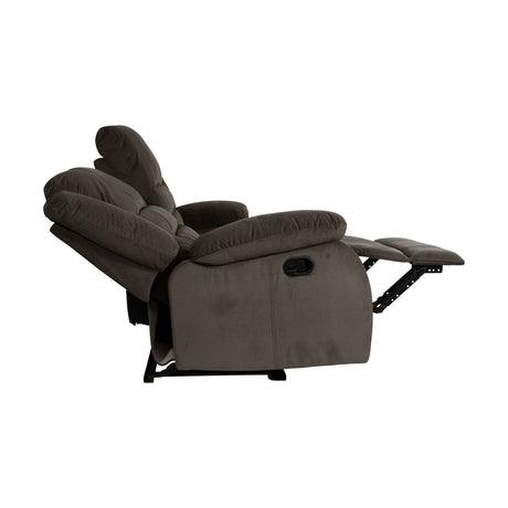 Jarita Chocolate Double Reclining Sofa from Homelegance - Luna Furniture