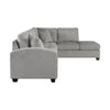 8367TP*3 (3)3-Piece Reversible Sectional with Ottoman - Luna Furniture