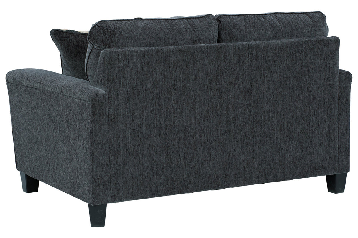 Abinger Smoke Loveseat from Ashley - Luna Furniture