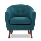 Lucille Blue Accent Chair - Luna Furniture