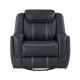 Littleton Blue Swivel Glider Reclining Chair from Homelegance - Luna Furniture