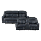 8516BU*2 Sofa and Loveseat from Homelegance - Luna Furniture