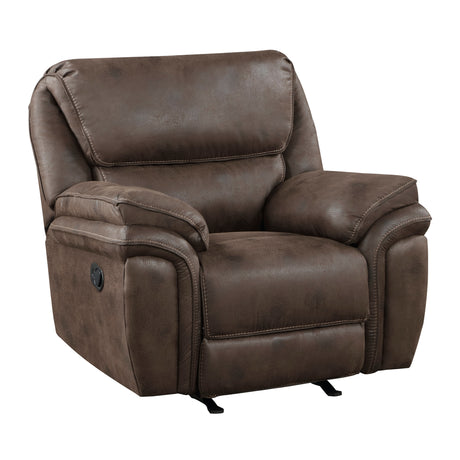 8517BRW-1 Rocker Reclining Chair - Luna Furniture