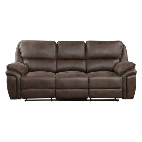 Proctor Brown 2-Piece Double Reclining Set from Homelegance - Luna Furniture