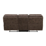 8517BRW*2 Sofa and Loveseat from Homelegance - Luna Furniture