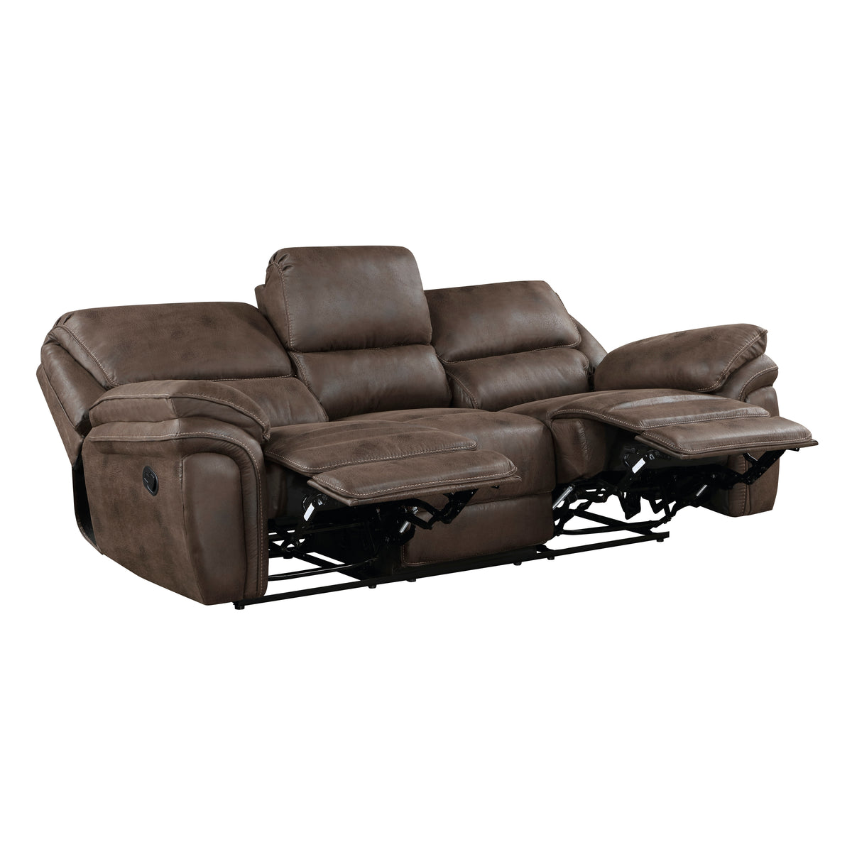 8517BRW*2 Sofa and Loveseat from Homelegance - Luna Furniture