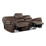 8517BRW*2 Sofa and Loveseat from Homelegance - Luna Furniture
