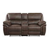 8517BRW*2 Sofa and Loveseat from Homelegance - Luna Furniture