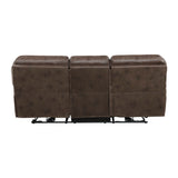 8517BRW*2PW Power Reclining Sofa and Loveseat from Homelegance - Luna Furniture